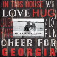 Georgia Bulldogs In This House 10" x 10" Picture Frame