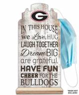 Georgia Bulldogs In This House Mask Holder