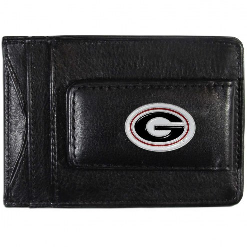 Georgia Bulldogs Leather Cash & Cardholder