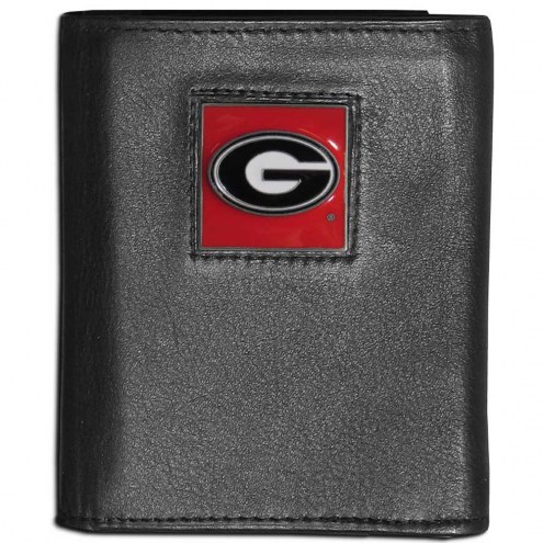Georgia Bulldogs Leather Tri-fold Wallet