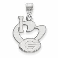 Georgia Bulldogs Sterling Silver Medium Pendant