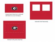 Georgia Bulldogs Logo Canopy Sidewall Panel (Attaches to Window Sidewall)