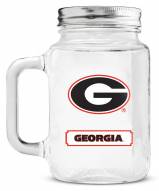 Georgia Bulldogs Mason Glass Jar
