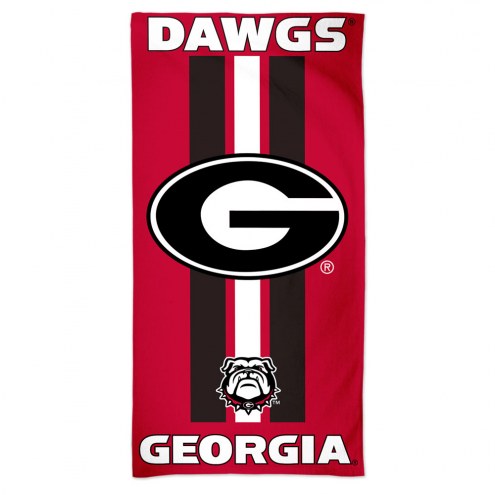 Georgia Bulldogs McArthur Beach Towel