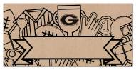 Georgia Bulldogs Name Banner Coloring Sign