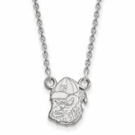 Georgia Bulldogs Sterling Silver Small Pendant Necklace