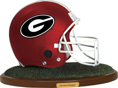 Georgia Bulldogs Collectible Football Helmet Figurine