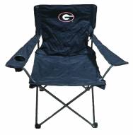 Georgia Bulldogs Rivalry Black Folding Chair