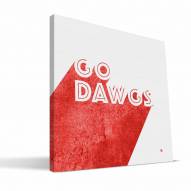 Georgia Bulldogs Shade Canvas Print