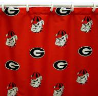 Georgia Bulldogs Shower Curtain