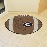Georgia Bulldogs Southern Style Football Floor Mat