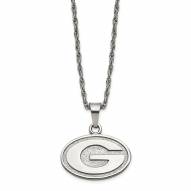 Georgia Bulldogs Stainless Steel Pendant Necklace