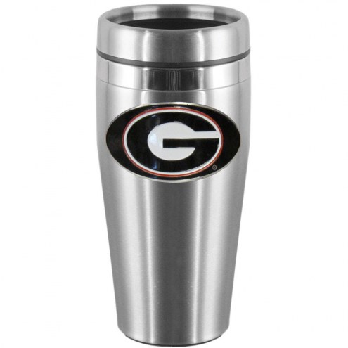 Georgia Bulldogs Steel Travel Mug