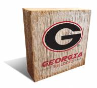 Georgia Bulldogs Team Logo Block