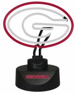 Georgia Bulldogs Team Logo Neon Lamp