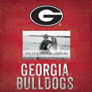 Georgia Bulldogs Team Name 10" x 10" Picture Frame