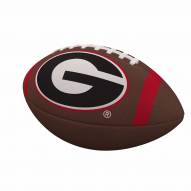 Georgia Bulldogs Team Stripe Official Size Composite Football