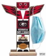 Georgia Bulldogs Totem Mask Holder