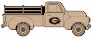 Georgia Bulldogs Truck Coloring Sign