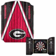 Georgia Bulldogs Dartboard Cabinet