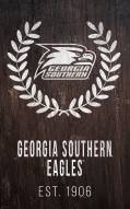 Georgia Southern Eagles 11" x 19" Laurel Wreath Sign