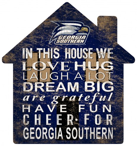 Georgia Southern Eagles 12&quot; House Sign