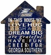 Georgia Southern Eagles 12" House Sign