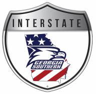Georgia Southern Eagles 12" Patriotic Interstate Metal Sign