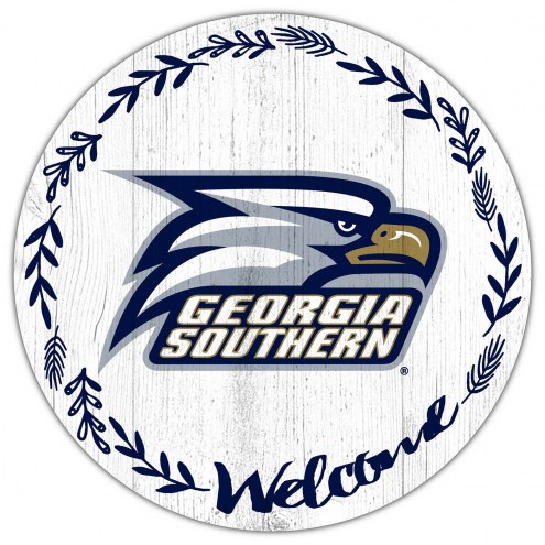 Georgia Southern Eagles 12&quot; Welcome Circle Sign