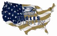 Georgia Southern Eagles 15" USA Flag Cutout Sign
