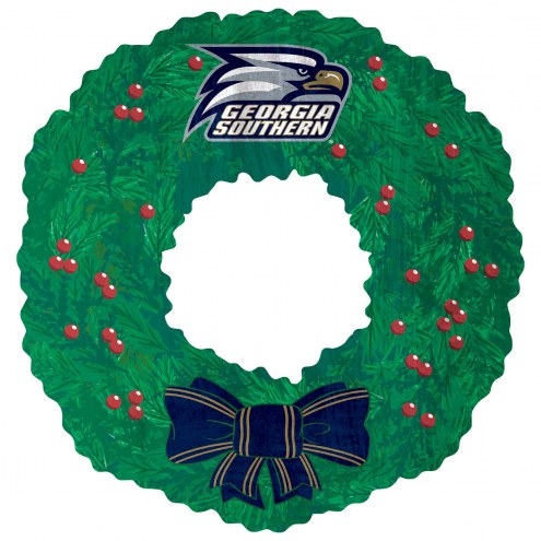 Georgia Southern Eagles 16&quot; Team Wreath Sign