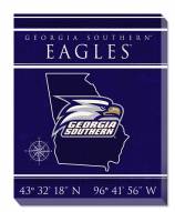 Georgia Southern Eagles 16" x 20" Coordinates Canvas Print
