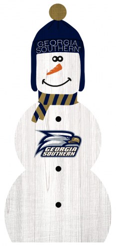 Georgia Southern Eagles 31&quot; Snowman Leaner