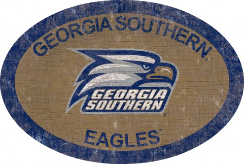 Georgia Southern Eagles 46&quot; Team Color Oval Sign