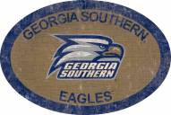 Georgia Southern Eagles 46" Team Color Oval Sign