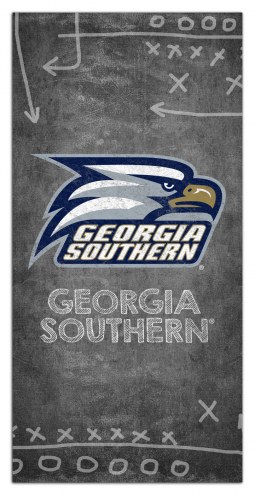 Georgia Southern Eagles 6&quot; x 12&quot; Chalk Playbook Sign