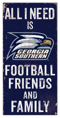 Georgia Southern Eagles 6&quot; x 12&quot; Friends & Family Sign