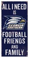 Georgia Southern Eagles 6" x 12" Friends & Family Sign