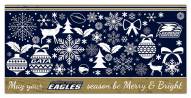 Georgia Southern Eagles 6" x 12" Merry & Bright Sign
