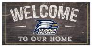 Georgia Southern Eagles 6" x 12" Welcome Sign