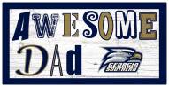 Georgia Southern Eagles Awesome Dad 6" x 12" Sign