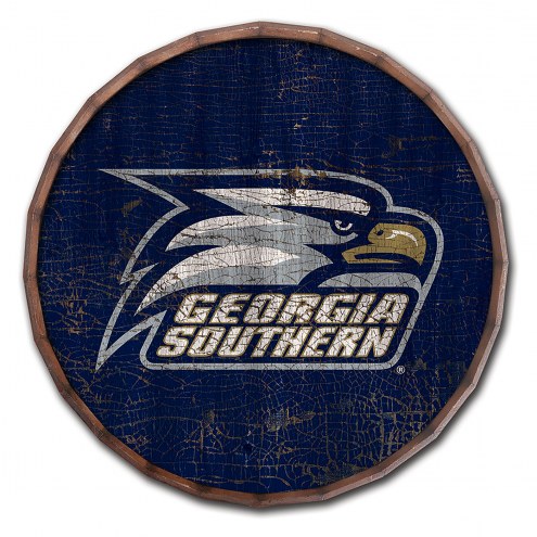 Georgia Southern Eagles Cracked Color 16&quot; Barrel Top