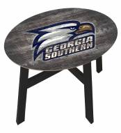 Georgia Southern Eagles Distressed Wood Side Table