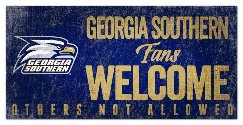 Georgia Southern Eagles Fans Welcome Sign