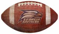 Georgia Southern Eagles Football Shaped Sign