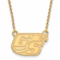 Georgia Southern Eagles Sterling Silver Gold Plated Small Pendant Necklace