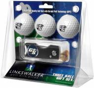 Georgia Southern Eagles Golf Ball Gift Pack with Spring Action Divot Tool