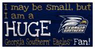 Georgia Southern Eagles Huge Fan 6" x 12" Sign