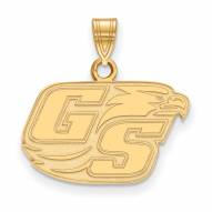 Georgia Southern Eagles NCAA Sterling Silver Gold Plated Small Pendant