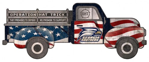 Georgia Southern Eagles OHT Truck Flag Cutout Sign
